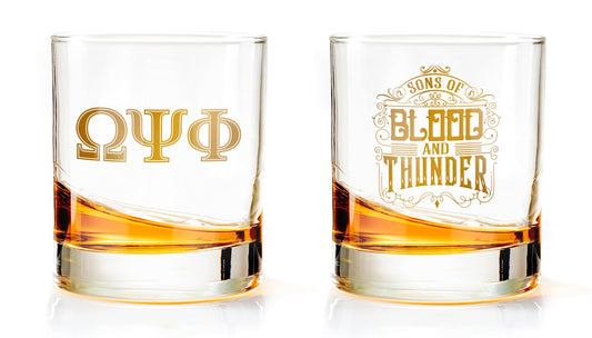 Bad Bananas lot de deux verres avant-plan montrant le logo officiel et design vibrant