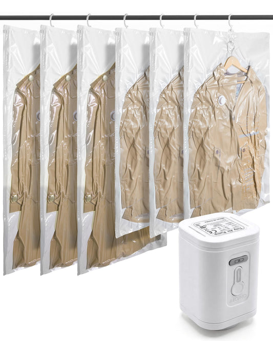 BAGSMART pochette suspendue face avant montrant rangement optimisé