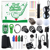 Bailiyake calendrier de l'Avent face avant festif pour anticipation de Noël et golf
