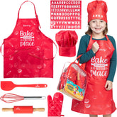 Baketivity ensemble devant montrant tablier et toque pour apprentissage sécurisé