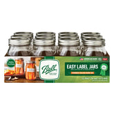 Ball pack avant montrant 12 bocaux, rangement durable et pratique