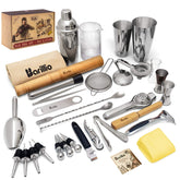 barillio coffret ouvert montrant 32 outils durable pour organiser bar maison