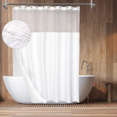 Barossa Design rideau de douche face montrant silhouette élégante et ambiance spa
