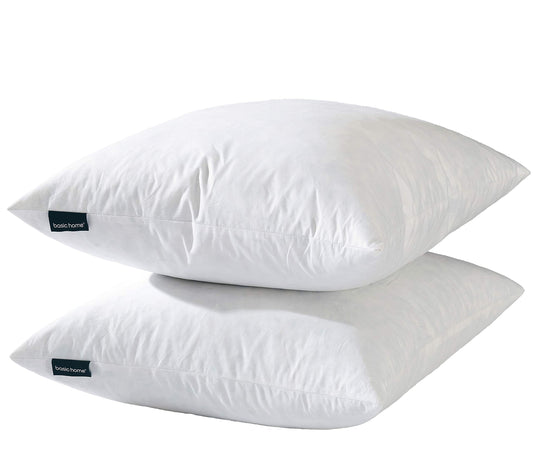 basic home insert 26x26 face avant montrant un gonflant hôtelier confortable