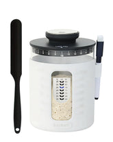 Baytoot pot large ouverture montrant l'accès aisé pour nourrir le levain et gagner du temps