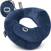 BCOZZY vue avant du packaging navy, transport facile