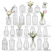 BEAHOT vue avant des 24 vases pour centres de table élégant