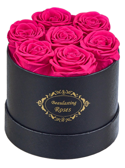 Beaulasting Roses boîte devant montrant élégance et cadeau prêt à offrir
