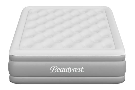 Beautyrest Skyrise Full face avant montrant l’emballage et l’équipement inclus pour praticité