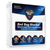 Bed Bug Blocker emballage avant montrant la housse et ses bénéfices