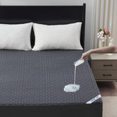 BEDLORE vue avant du packaging du protège-matelas montrant la protection et le format Full Size