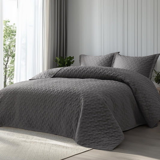 Bedsure couette queen vue frontale apportant élégance et confort