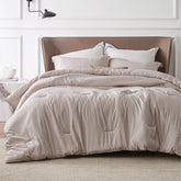 Bedsure couette ensemble devanture montrant douceur et design chiné