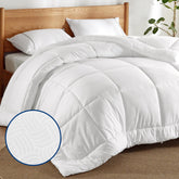 Bedsure vue face avant de la couette élégante et moelleuse pour confort visuel