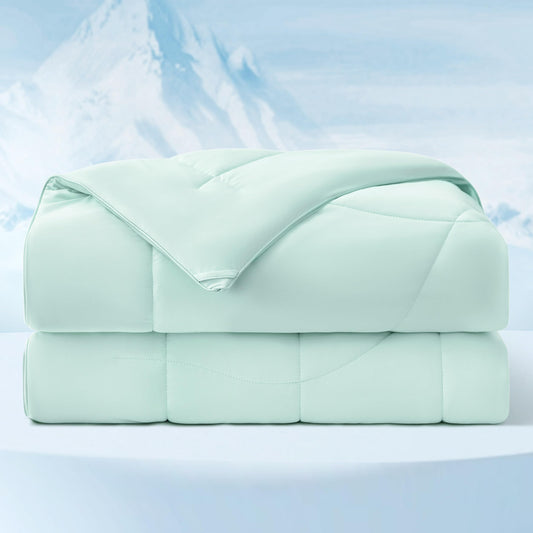 Bedsure couette face avant queen affichant un look rafraîchissant et léger bénéfique pour le sommeil