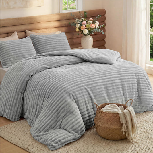 Bedsure face avant de la couette montrant finition et confort