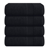 Belizzi Home serviette pliée noir montrant douceur et rangement