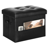 BelugaHelper pouf coffre vu de face, design compact et gain de place