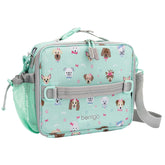 Bentgo sac devant avec motifs colorés montrant organisation pratique