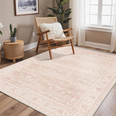 BESBLEE tapis 5x7 recto montrant pliage et facilité d'aplanir