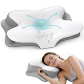 Bespillow vue frontale montrant la forme ergonomique pour meilleur soutien