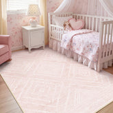 BESTSWEETIE tapis face avant lightpink apportant chaleur décorative