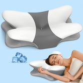 Besyodo vue avant de l'oreiller montrant forme ergonomique et confort