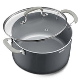 BEZIA vue avant de la marmite 8QT montrant capacité et design pratique