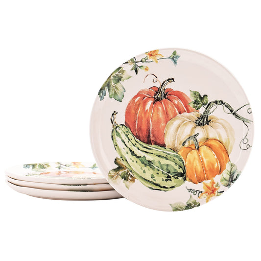 Bico assiette citrouille face montrant le motif et améliorant la présentation