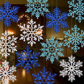 BlissfulTie flocons face avant du paquet montrant 24 pièces prêtes à suspendre