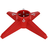 Blissun support sapin face avant rouge, maintien stable et décoratif