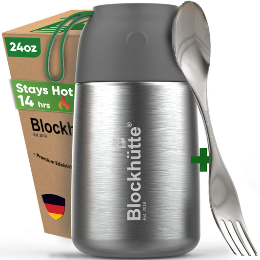 Blockhütte vue face de la boîte repas, design élégant et transport facile