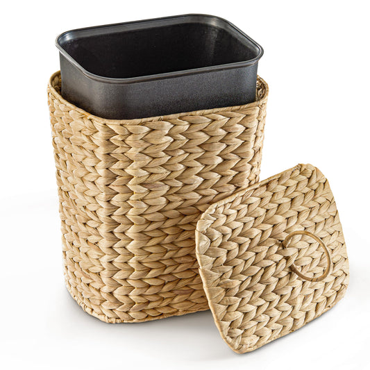 BLUEWEST corbeille face avant, design naturel et gain de place