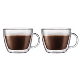 Bodum tasse latte double paroi face montre design et isolation