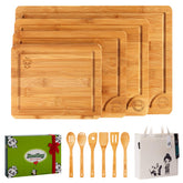 Boelley coffret de planches en bambou montrant le packaging et les éléments inclus bénéfice rangement