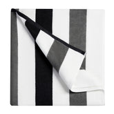 Bornbay serviette face charcoal gray montrant design sobre et couverture étendue