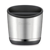 Breville knock box 20 vue de face montrant finition inox et rangement propre