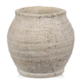 Briful vue frontale du vase crème apportant chaleur décorative
