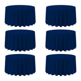 BRILLMAX ensemble de 6 nappes rondes 120 po posé, finition professionnelle