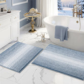 BSICPRO vue avant du tapis bleu brume, style élégant et protecteur