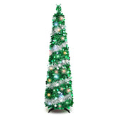 BTU sapin pop-up devanture illuminé, gain de place et ambiance festive
