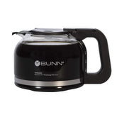 BUNN carafe vue avant montrant le design et la capacité, versée propre