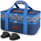 CaCTOUR sac devant bleu montrant design robuste et protection thermique