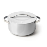 Caraway cocotte avant avec couvercle montrant design coloré et gain d'espace