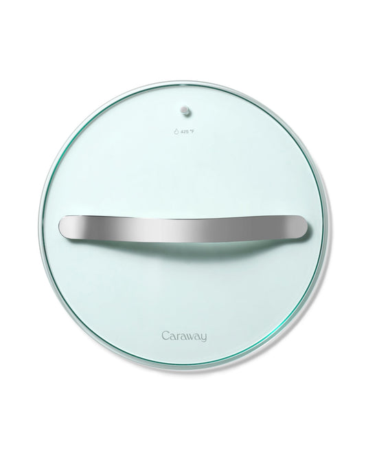 Couvercle Caraway face avant montrant verre clair et contrôle visuel