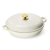 CAROTE cocotte face blanc montrant design élégant et finition résistante
