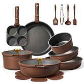 CAROTE face du coffret 21 pièces montrant contenu et gain de place
