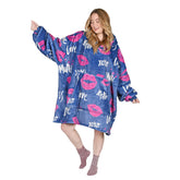 Catalonia vue avant du sweat couverture oversize, maintien et chaleur confort
