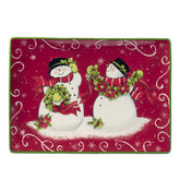 Certified International plateau rectangulaire devant montrant motif joyeux et praticité