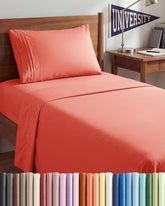CGK Unlimited vue avant de l'ensemble Twin XL corail pour confort immédiat